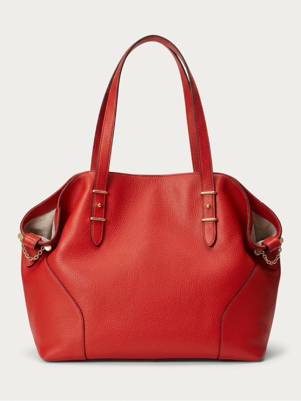 Euc Ralph Lauren bag red/ orange color